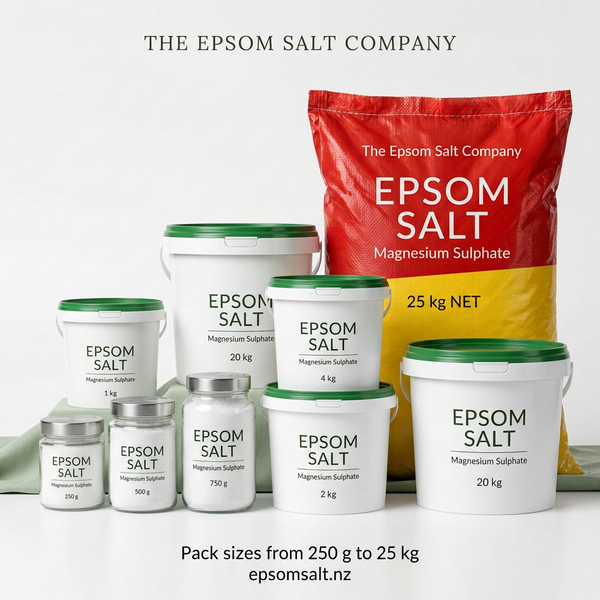 Epsom Salt Uses for Baths, Feet, and Gardens